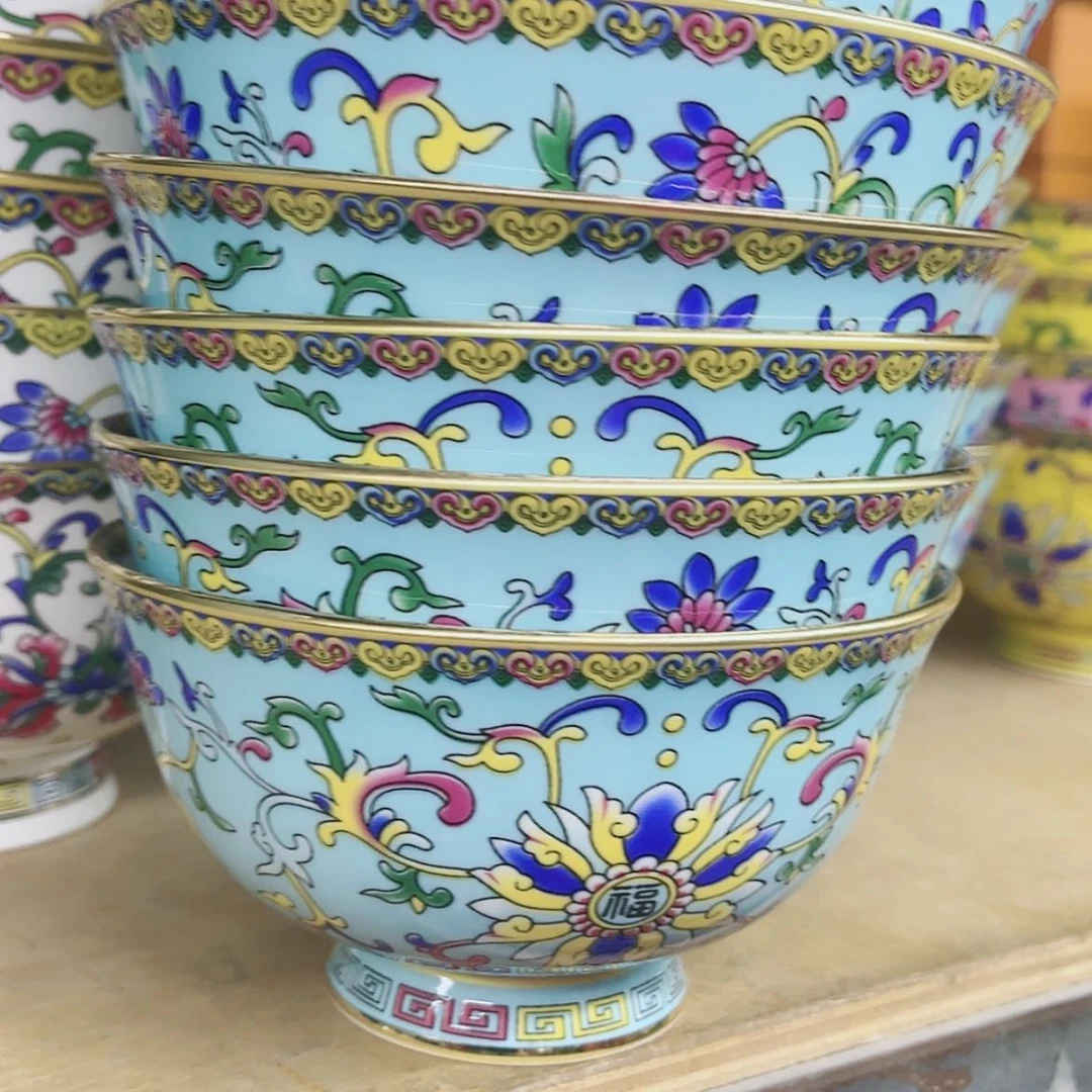 【闪购商品】珐琅5英寸6湖水蓝。。。。。