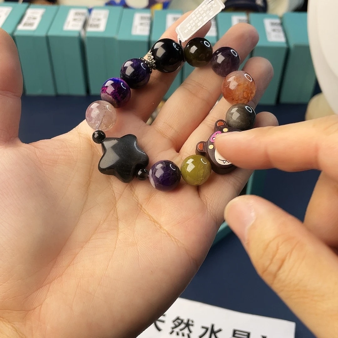 银S925镶嵌手链水晶