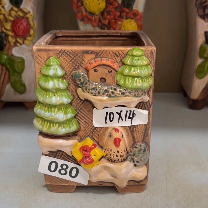 紫砂花盆粗陶材质多肉花盆