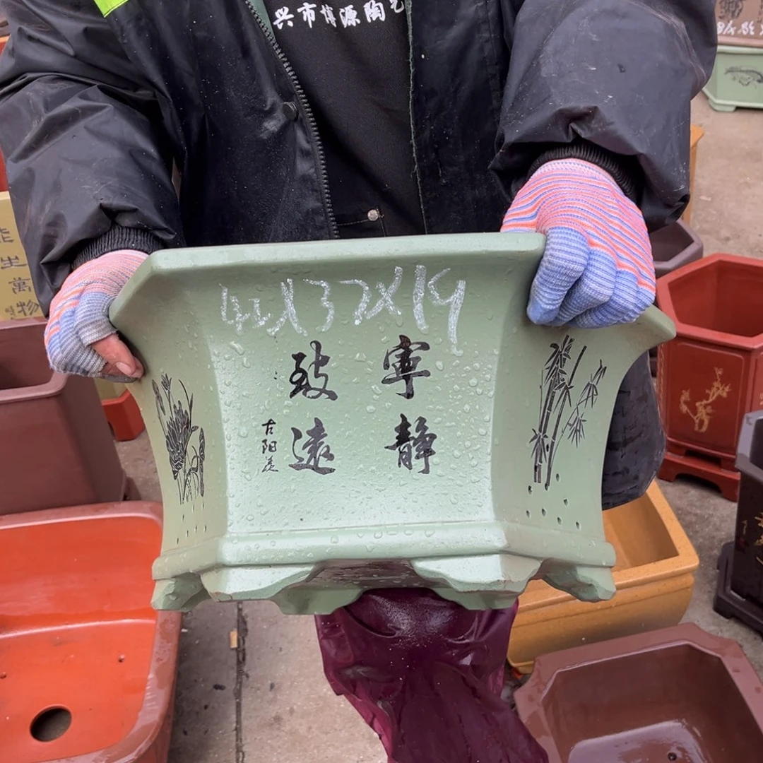 紫砂花盆盆景艺术
