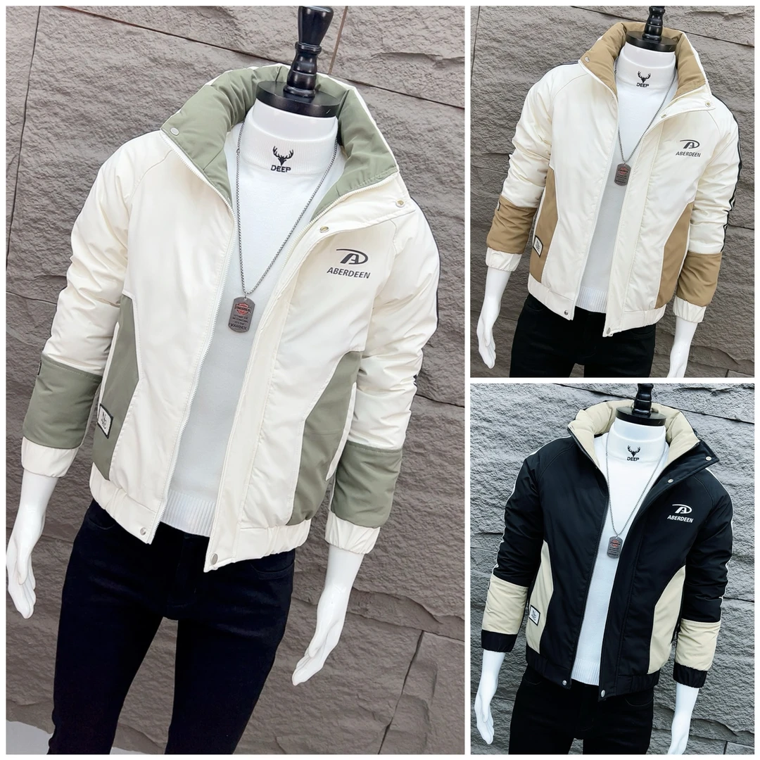 2025冬季外套男立领轻薄男士棉服网红修身短款保暖炸街棉衣2165