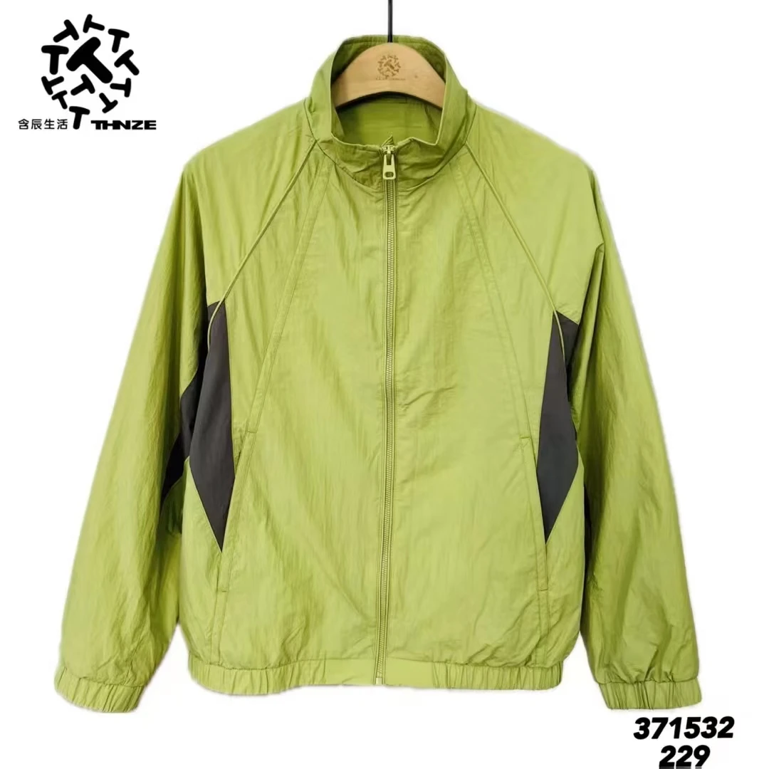 含辰生活男长袖户外立领轻薄防风薄款休闲夹克外套夏季时尚小姨风