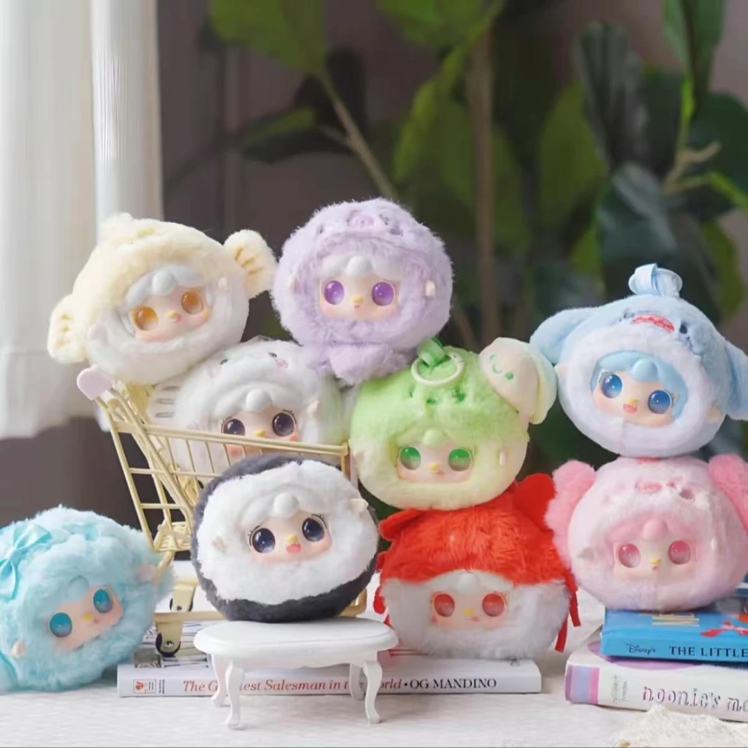 A47【海洋宝宝】海洋宝宝搪胶毛绒挂件 潮玩毛绒