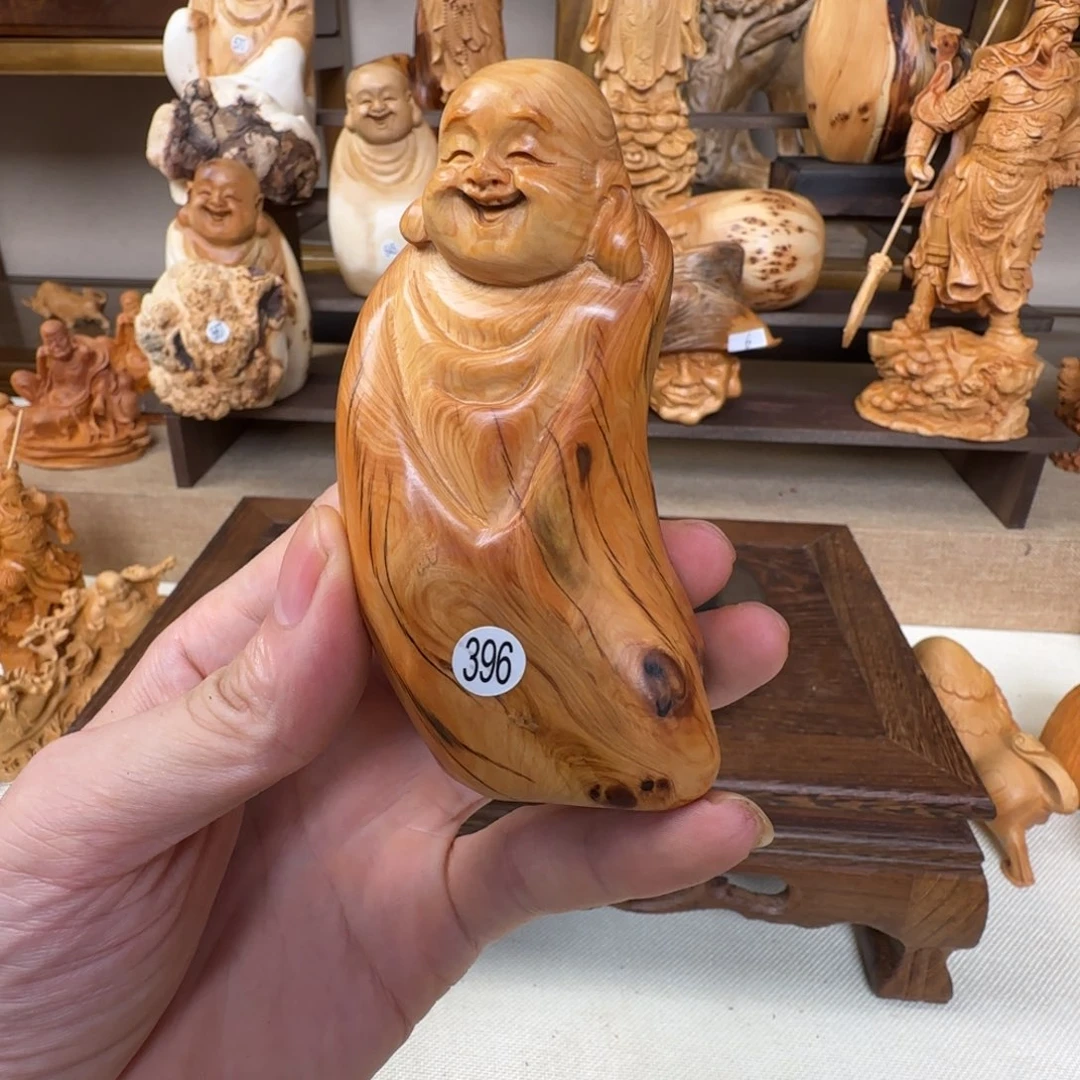 崖柏小木匠艺雕一物一拍