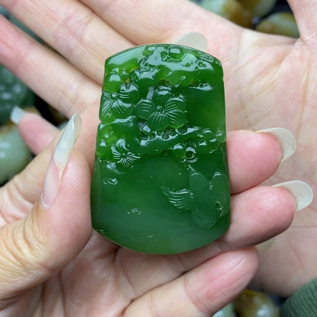 和田玉（碧玉）未镶嵌挂件