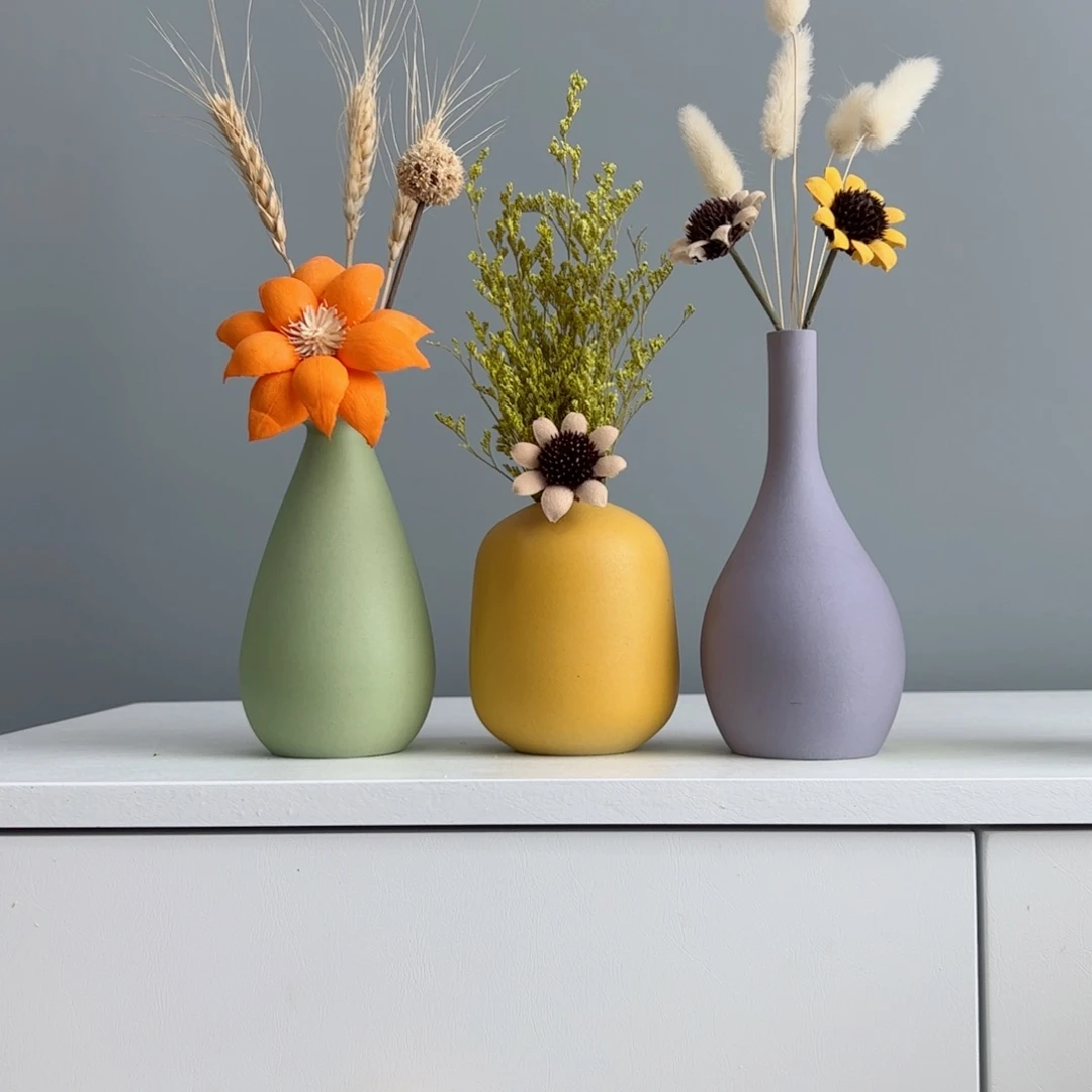 摆件陶瓷小花瓶摆件222222