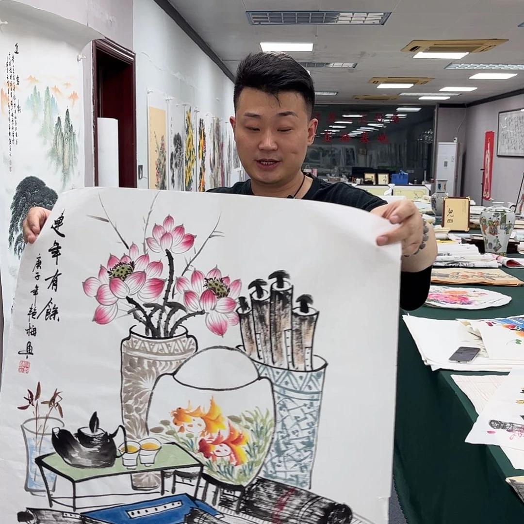 国画国画作品宣纸纯手绘