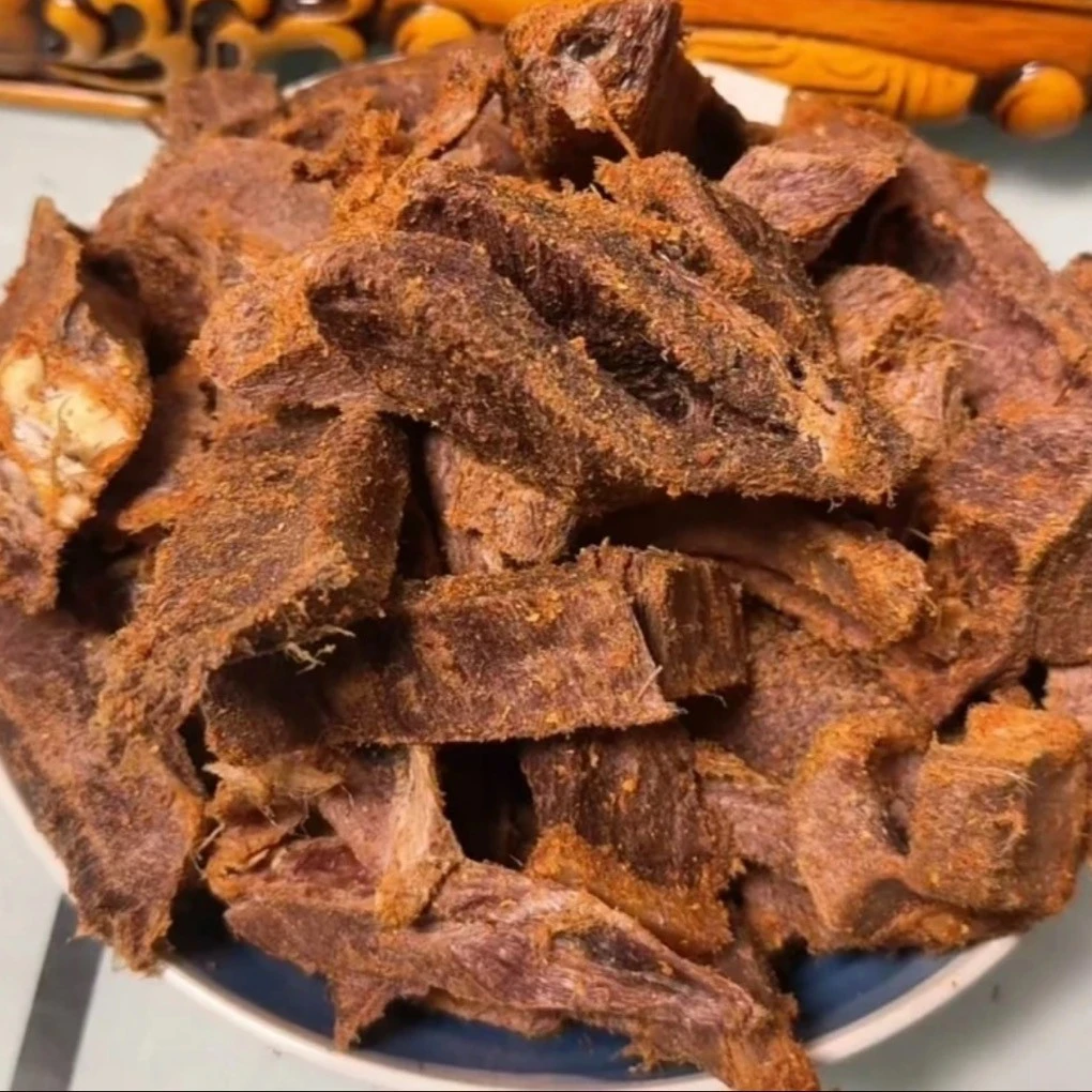 【拉萨净土-同城配送小时达】当雄纯风干牦牛肉干蛋白质含量高达77.29%‌ 原味 （送68g辣椒酱1瓶）