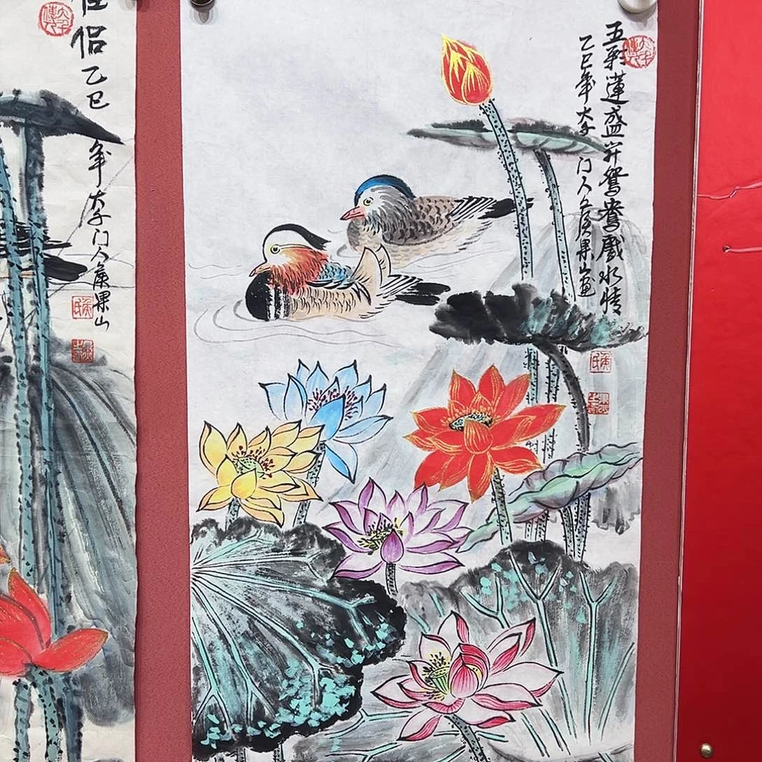 国画侯果山老师手绘国画作品慧