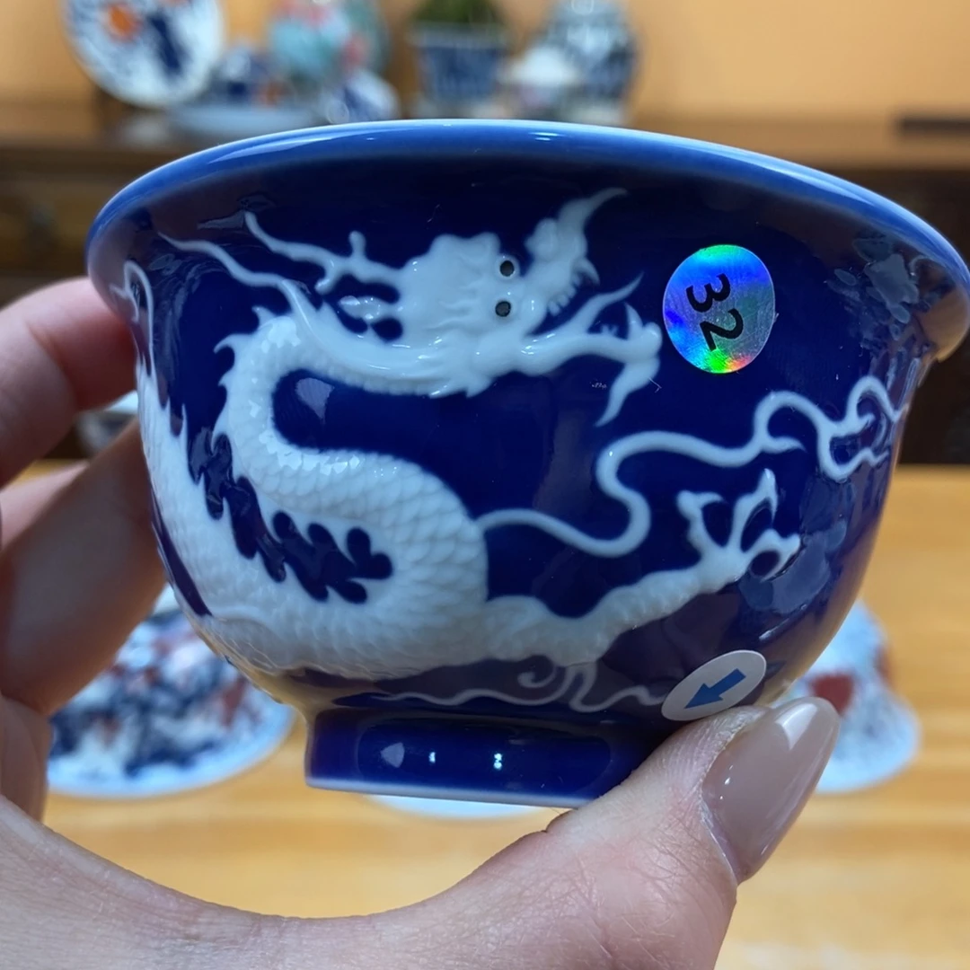 手绘现代茶具非古董