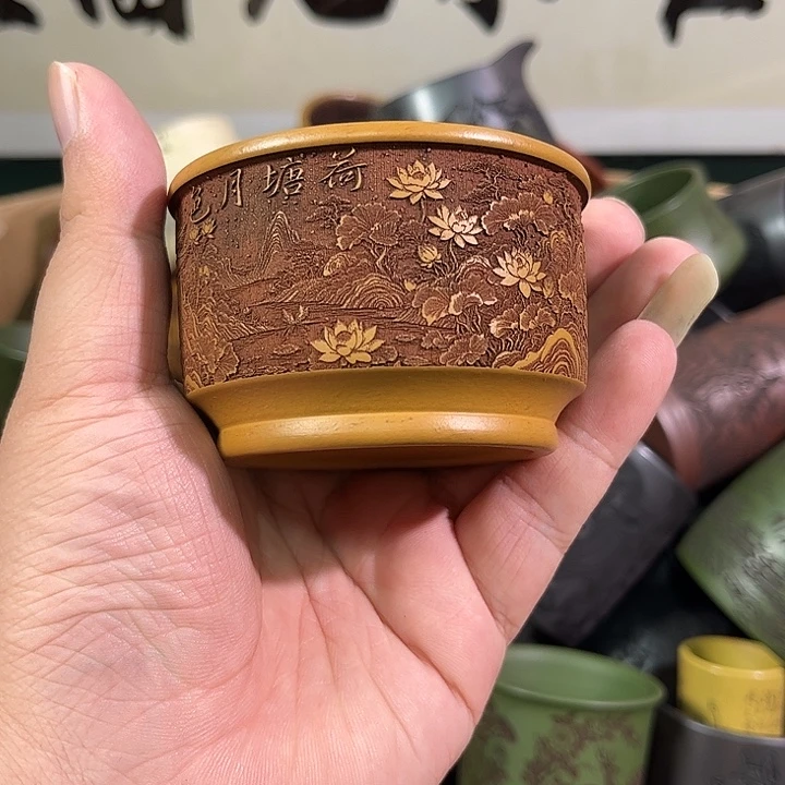 茶杯紫砂全手工紫砂主人杯