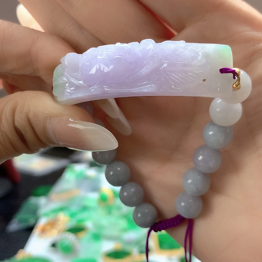 未镶嵌手链翡翠翡翠