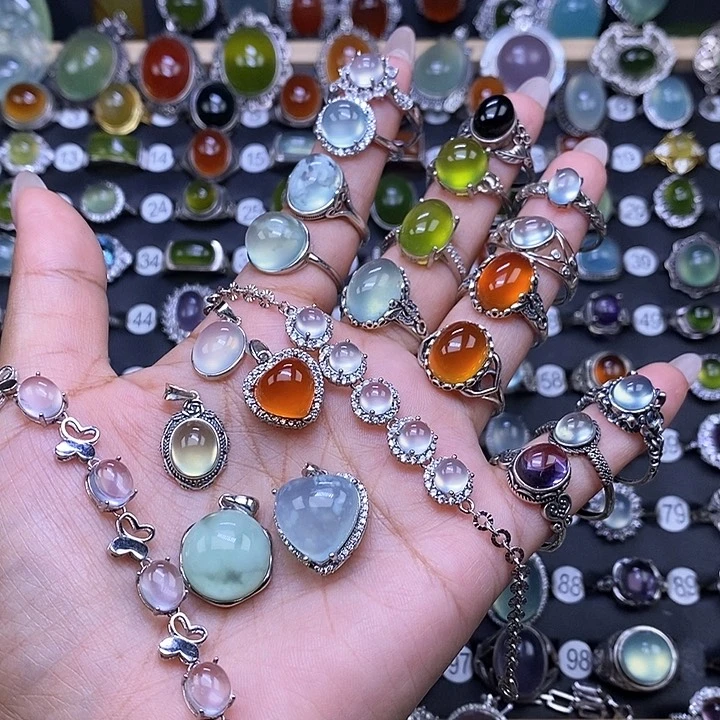 菲***菲紫晶戒指银S925镶嵌