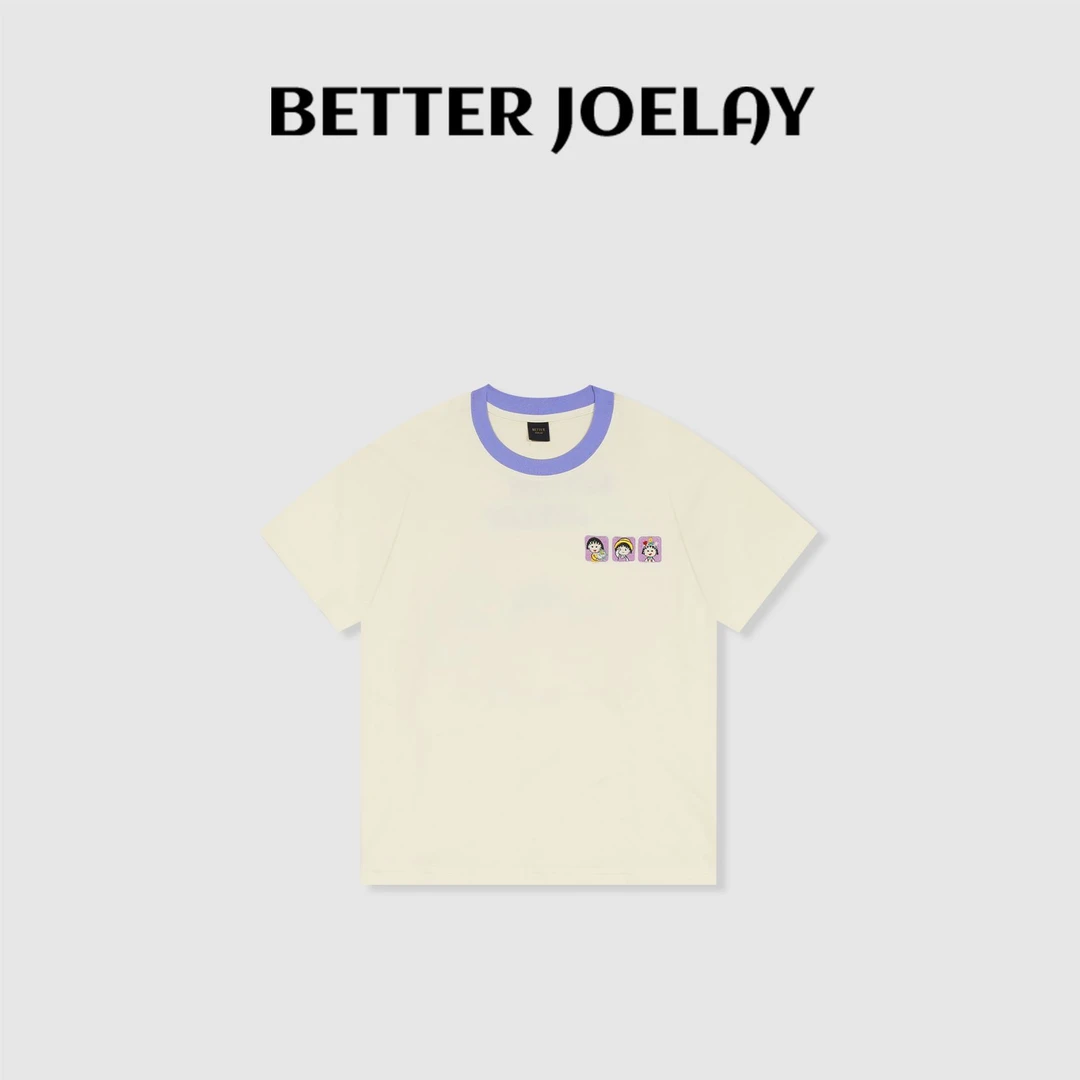 BETTER JOELAY-中版【百变小樱】百搭纯色宽松T恤短袖休闲KH1980