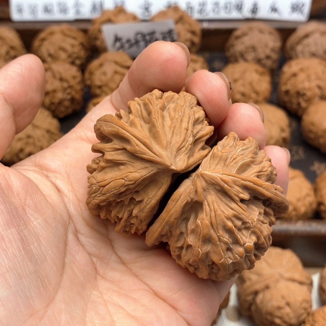 把件文玩核桃全品金麒麟半壁