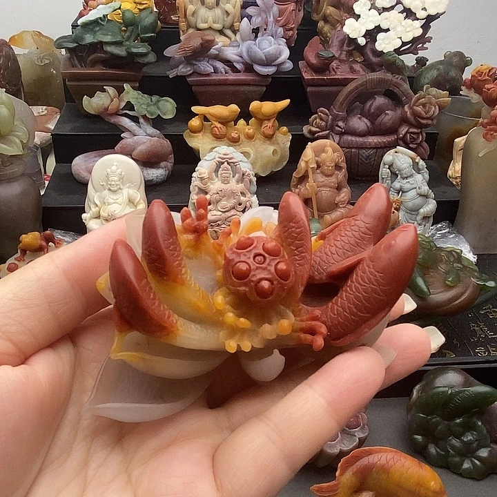 石英质玉未镶嵌吊坠(不含链)