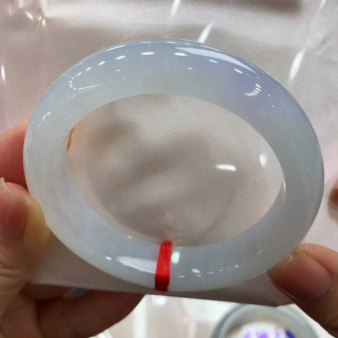 翡翠未镶嵌手镯56正圈两天鉴赏