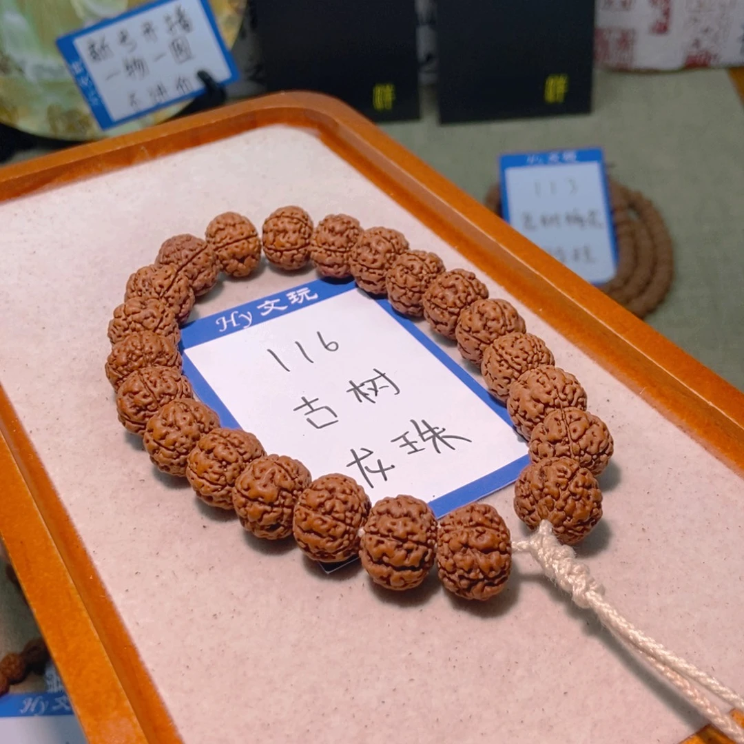 手串金刚菩提116古树龙珠16