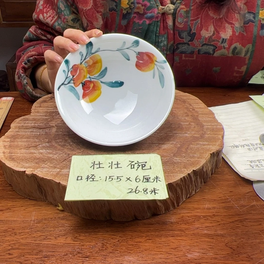 瓷片景德镇陶瓷手工手绘制作