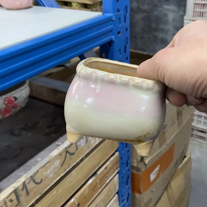 陶瓷花盆单场满9.9发8*7