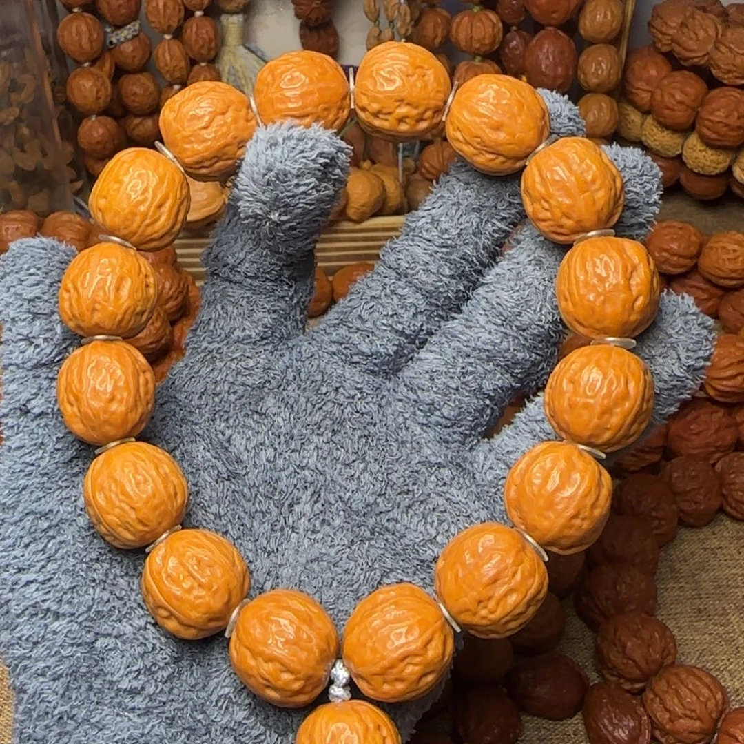 吊坠文玩核桃光头元宝手持20