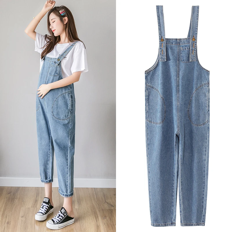 米度丽孕妇牛仔背带裤 2719