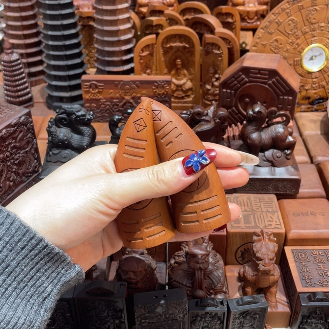 灵***物木枣木9公分八图款圣杯➕说明书
