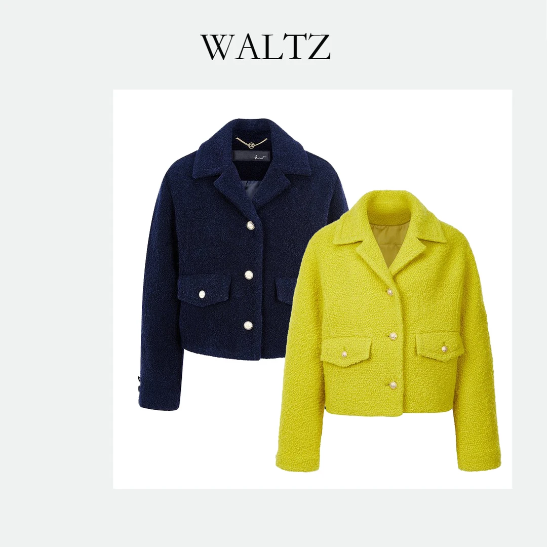 【罗马假日】G家25年新款春款韩国短款亮色时尚复古百搭上衣女外套