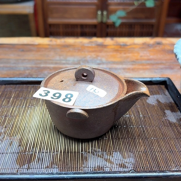 纯手工制作粗陶茶具
