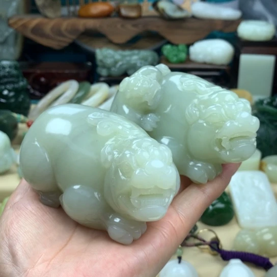 和田玉把件未镶嵌美*