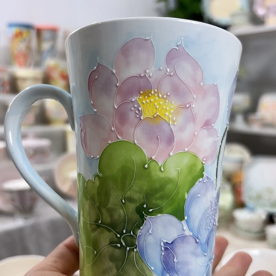 手绘创意高温釉下彩陶瓷