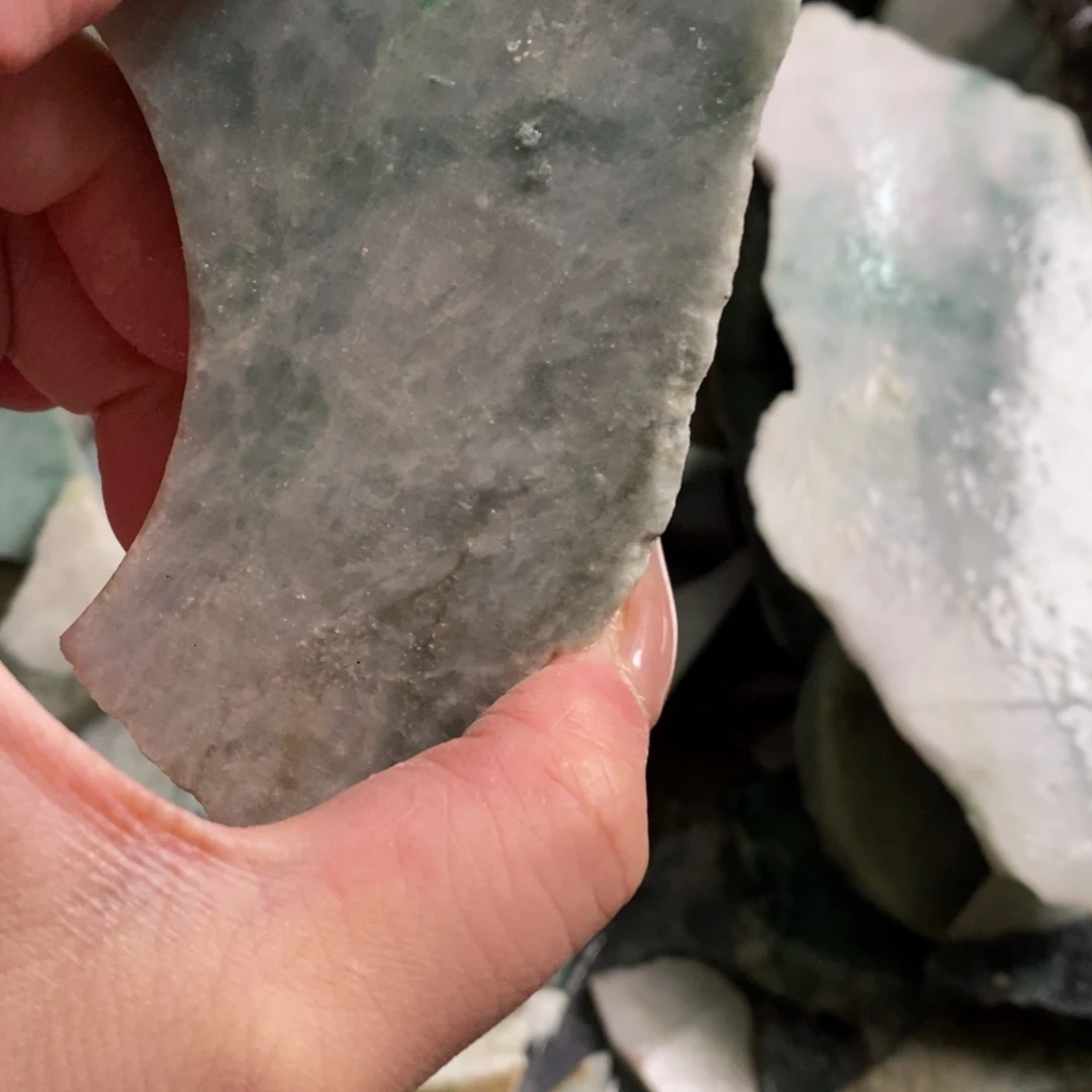 颈饰未镶嵌翡翠天然翡翠