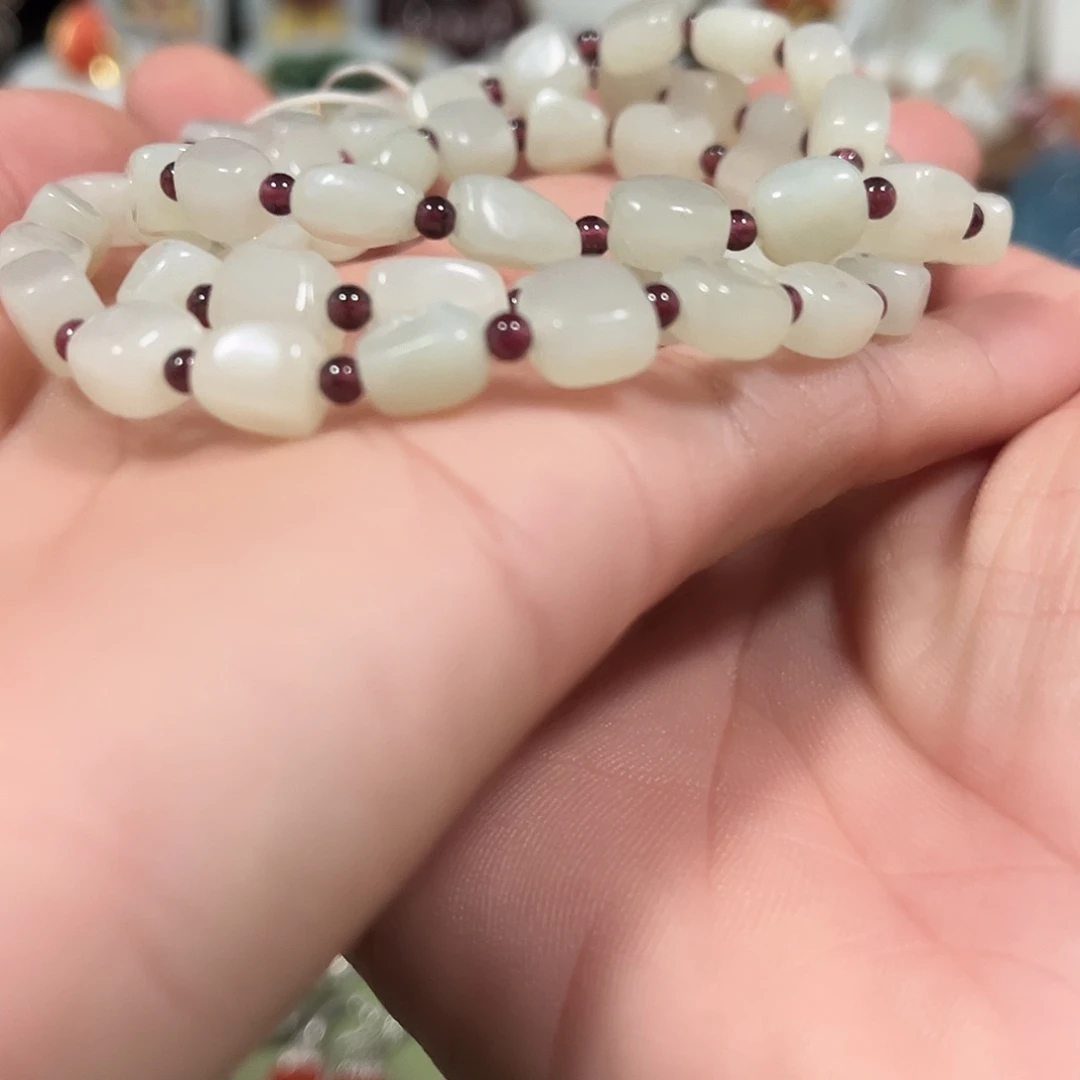 和田玉未镶嵌项链精致小巧精致小巧漂亮