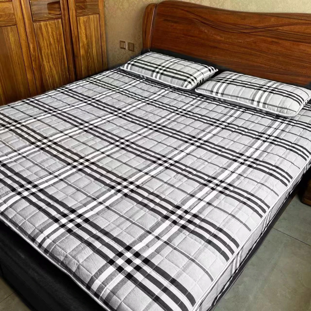 【于家大小姐】全棉色织格子床笠