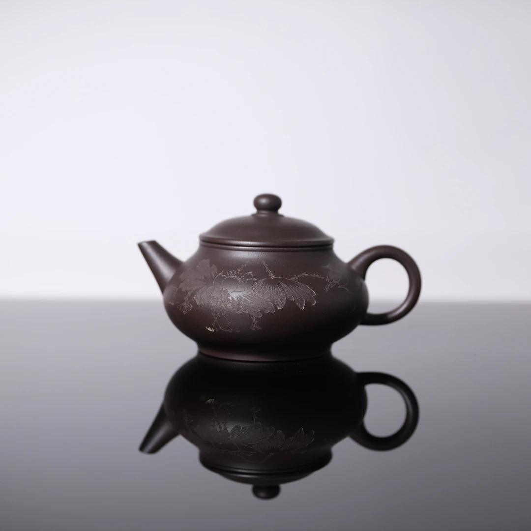 【前墅龙窑丨水平(普通款)】徐美华·范家 紫茄泥 约190CC