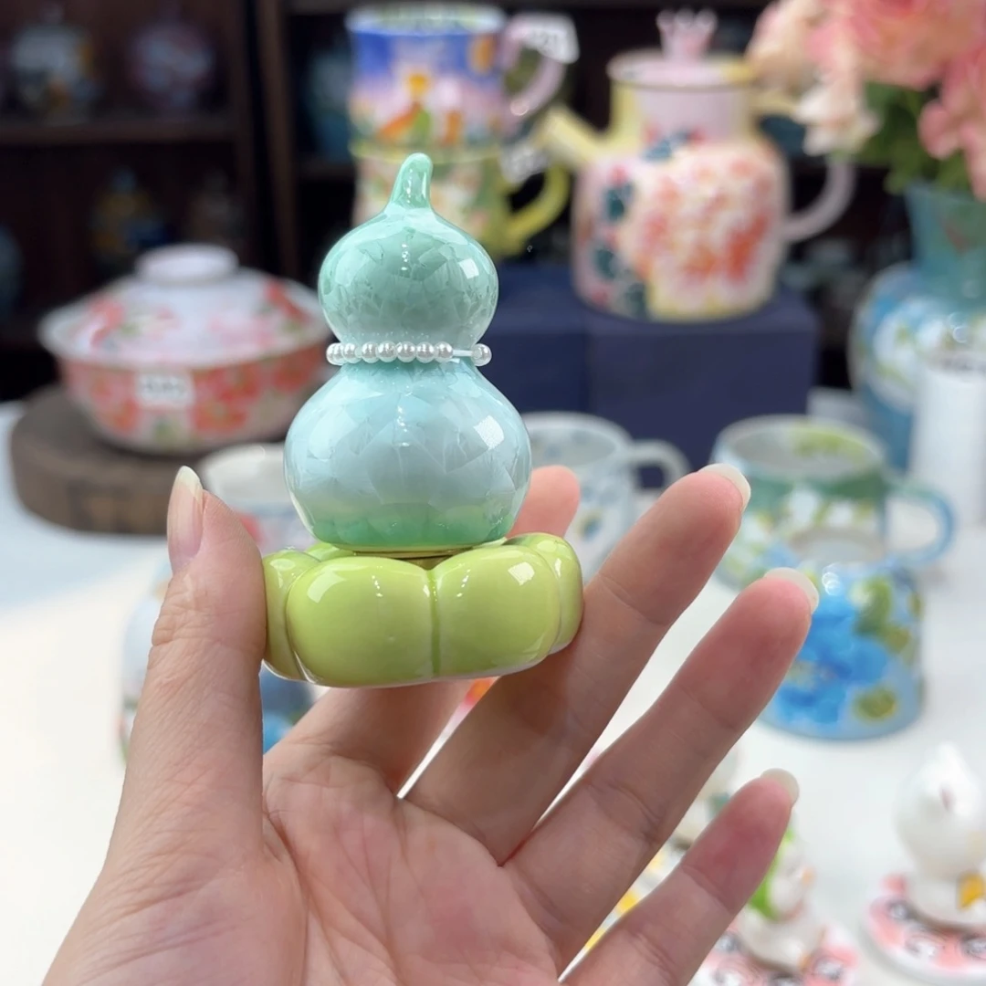 景德镇手绘高温釉下彩陶瓷茶具