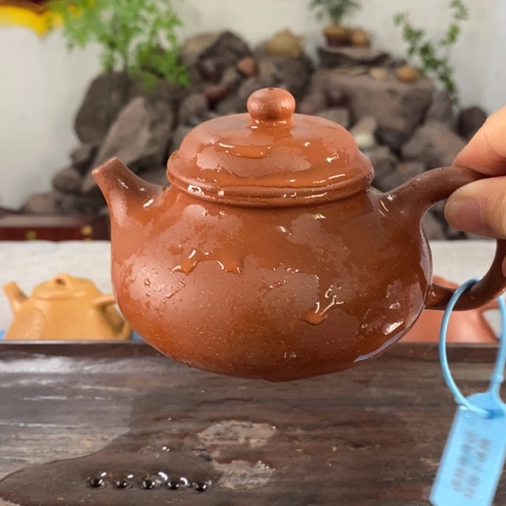 紫砂茶壶用**翔红降坡容天300左右的容量半手