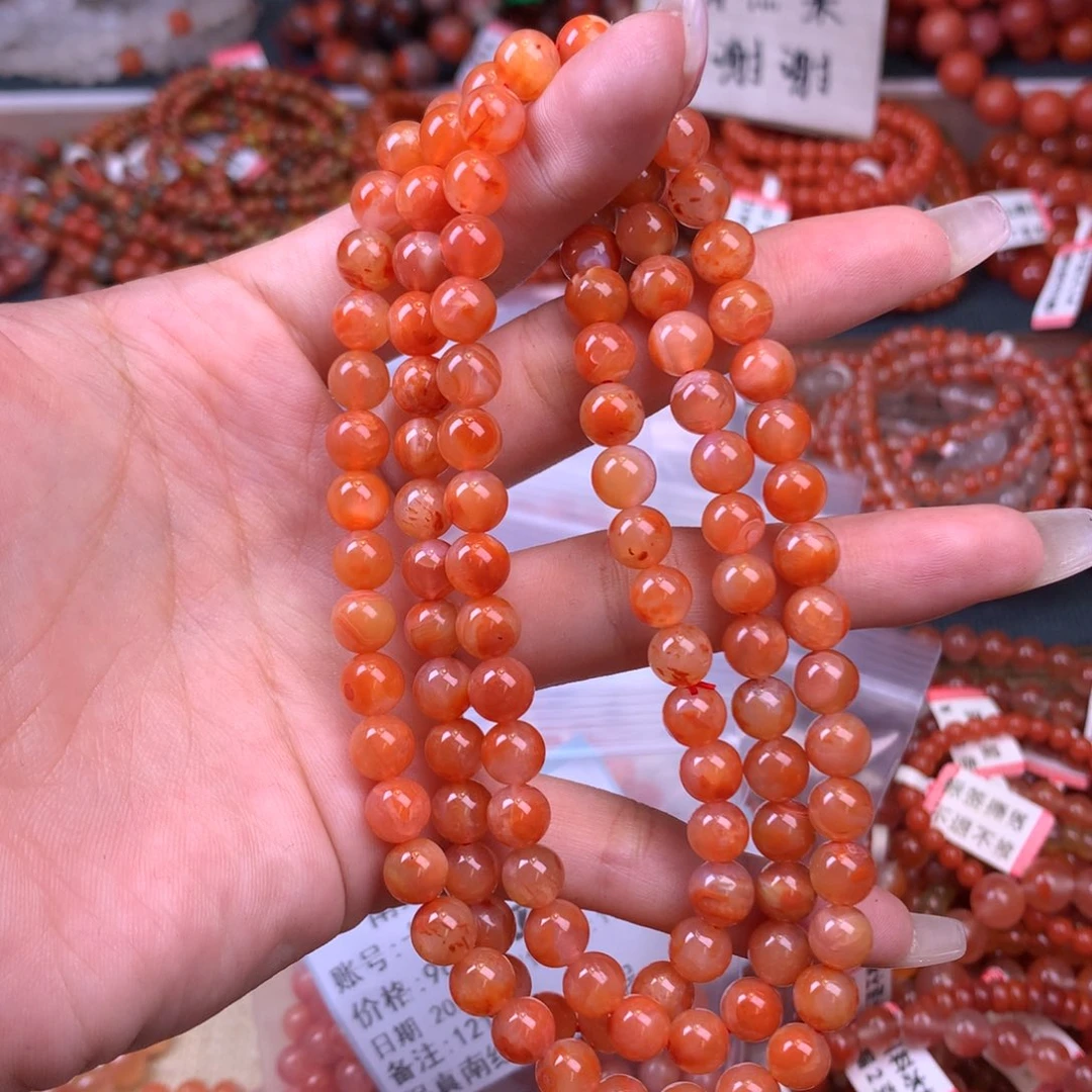 未镶嵌手链南红玛瑙卡7