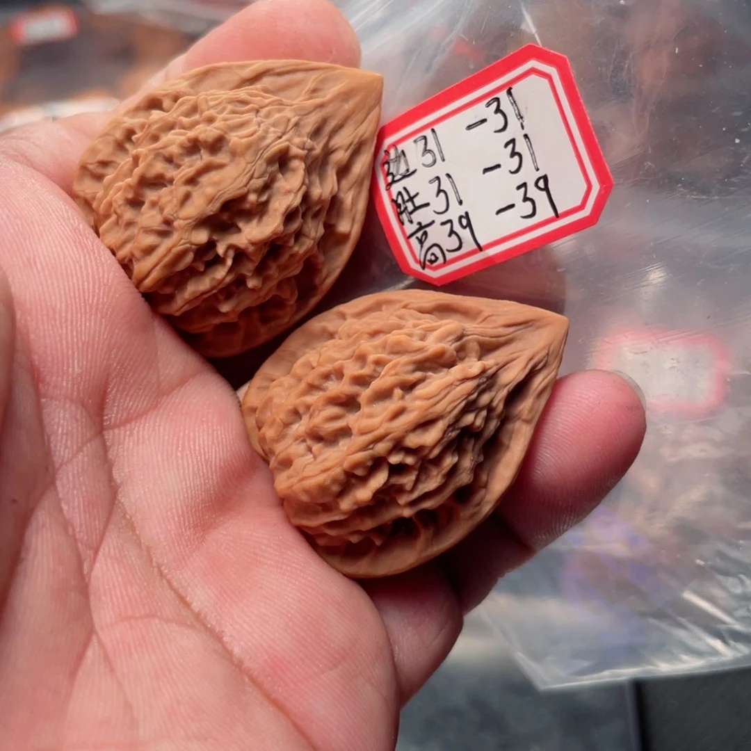 猴头核桃把件无*～柳叶