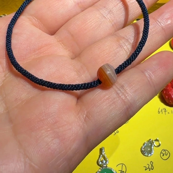 湖***子玛瑙/玉髓手绳合金