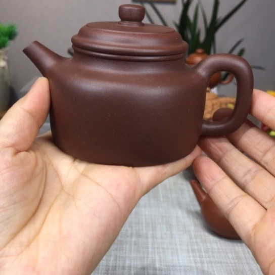 茶壶紫砂二号井紫泥德中190cc