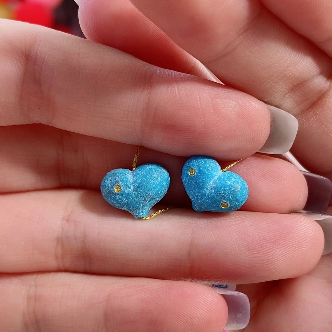 细***晨绿松石未镶嵌珠宝奇石