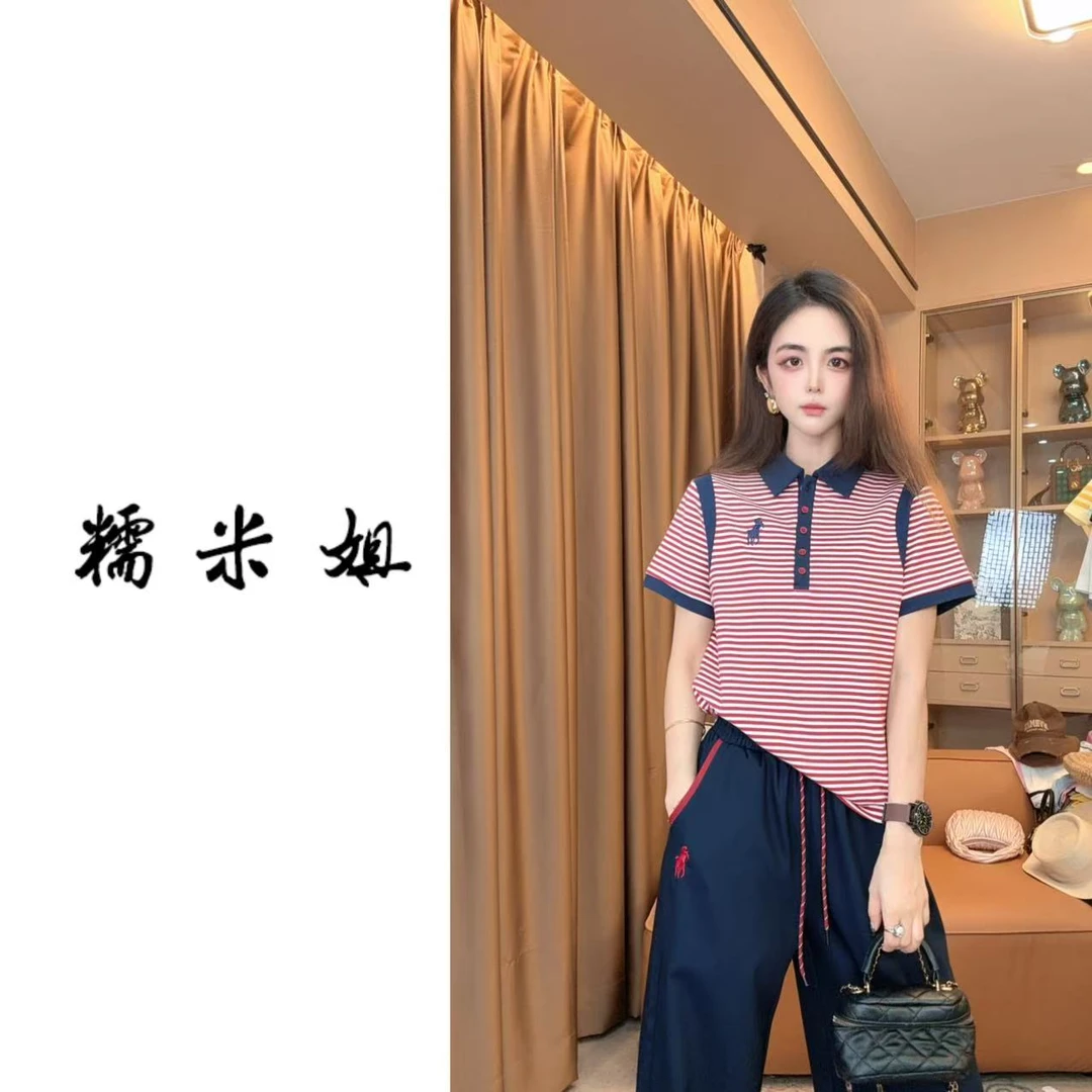 【现货】2025春夏新款百搭时尚T恤简约显瘦短袖上衣Y0518