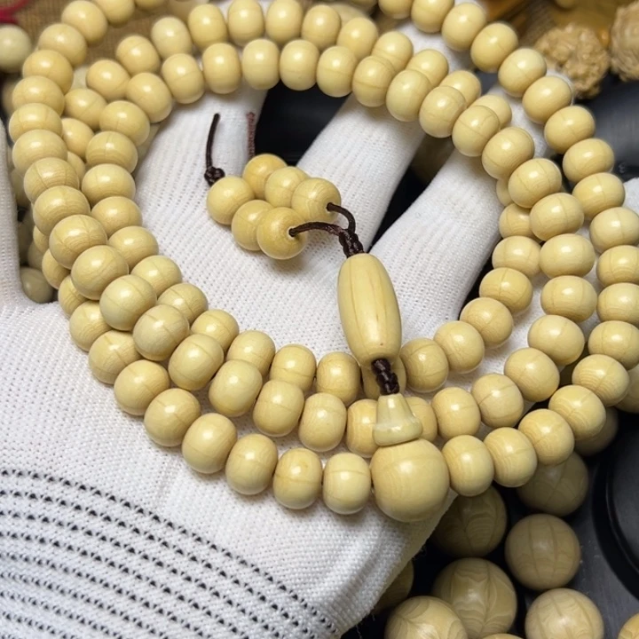 木质类五台山六道木原木精品1.0念珠108颗