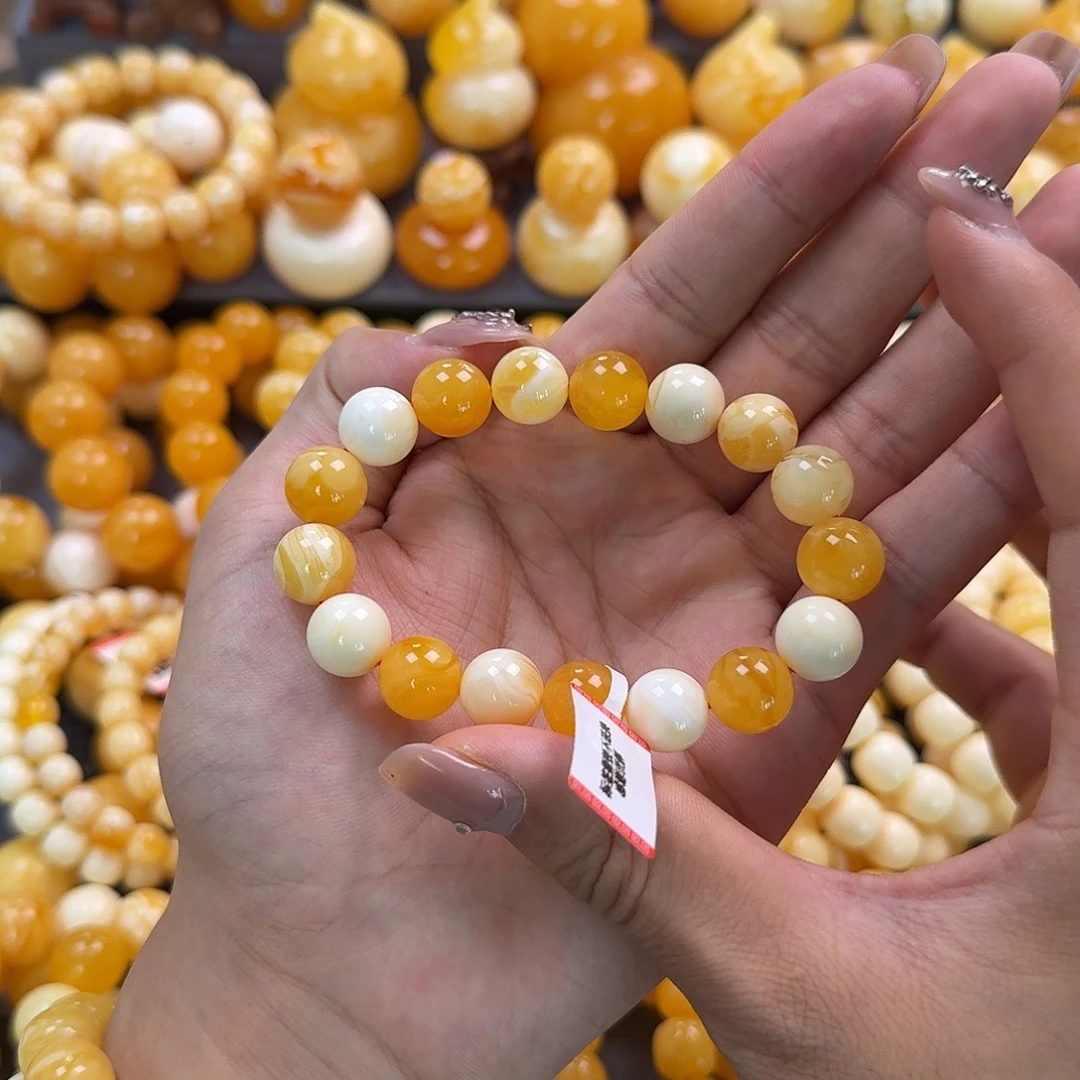 蜜蜡未镶嵌珠宝奇石12mm