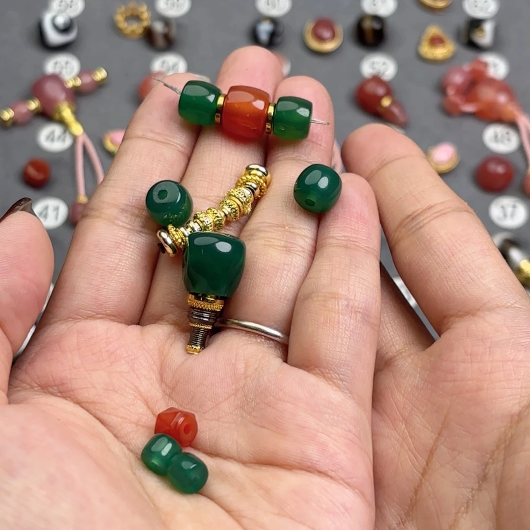 阿***蒙玛瑙/玉髓文玩配饰未镶嵌