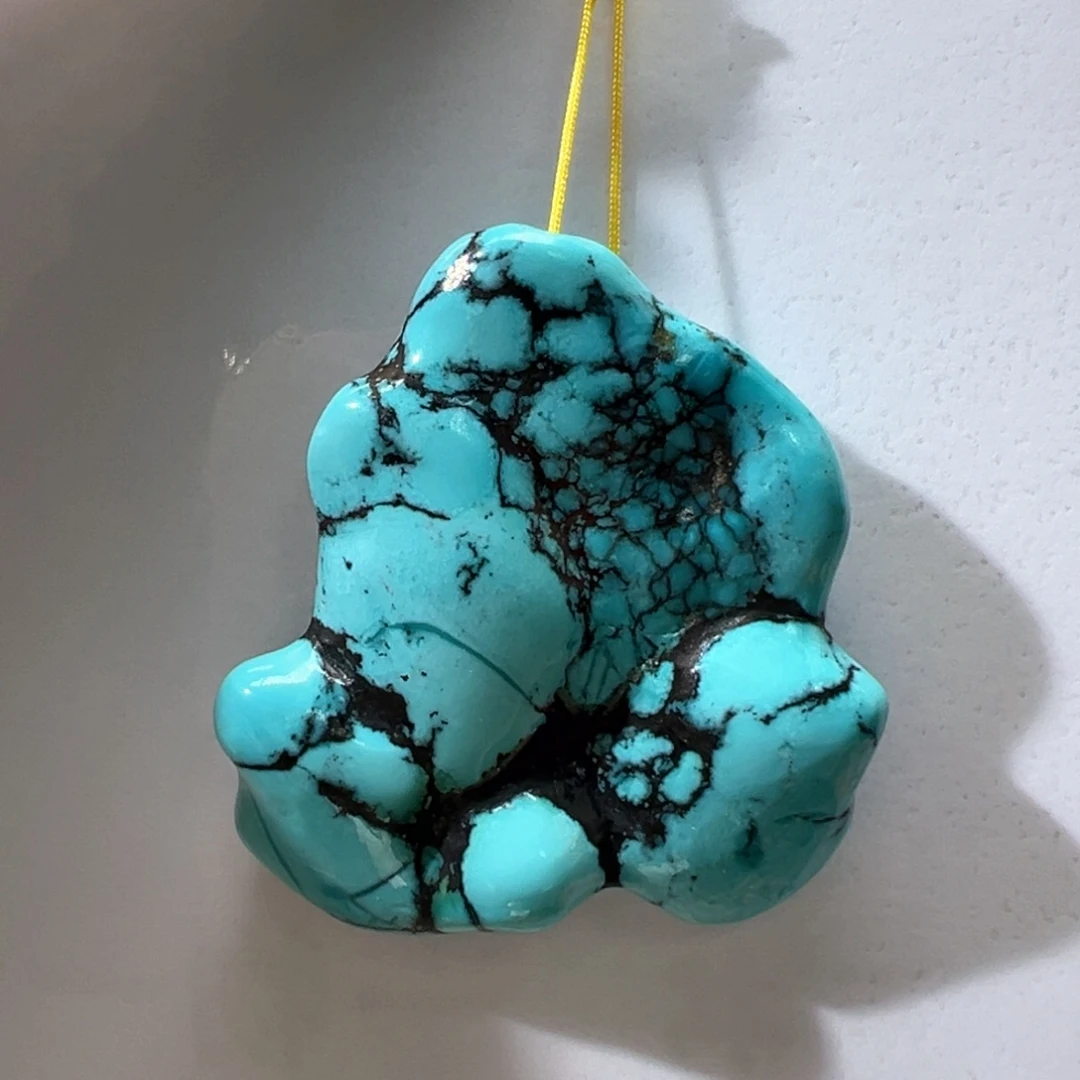 绿松石未镶嵌挂件