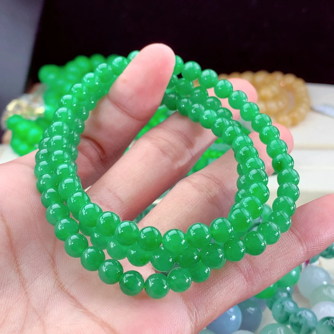 翡翠未镶嵌颈饰天然