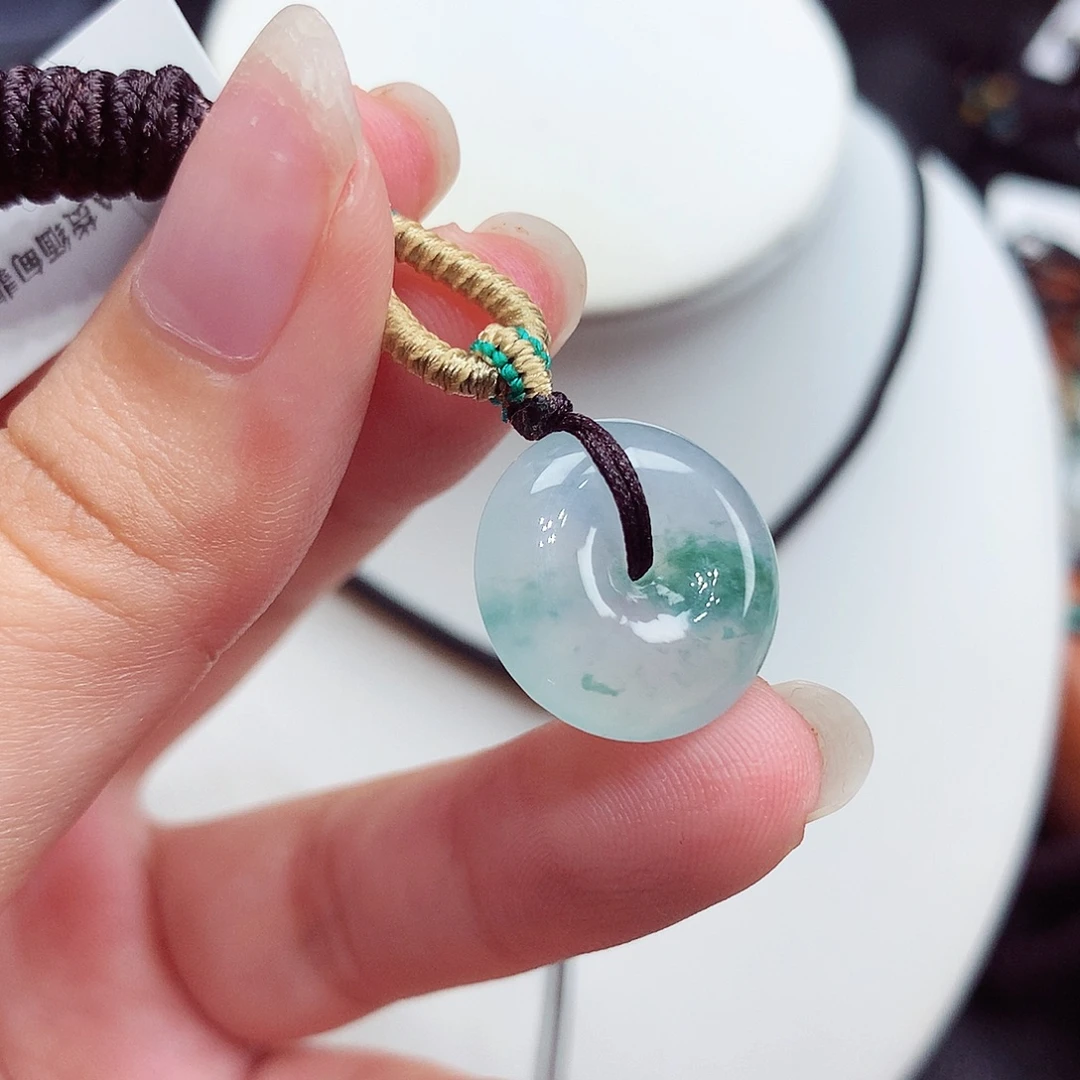 翡翠未镶嵌颈饰翡翠14，16.9/6