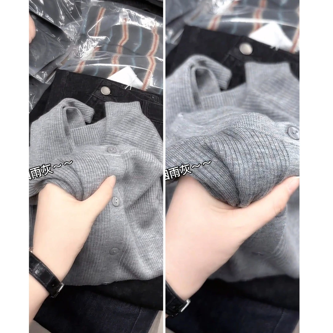 今年秋季超火爆款穿搭2025新款韩系气质显瘦百搭纯色毛针织上衣